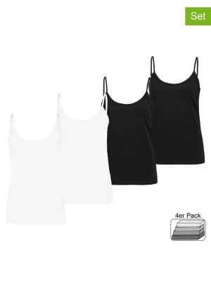 Zdjęcie produktu Sublevel Topy (4 szt.) w kolorze czarnym i białym rozmiar: XL