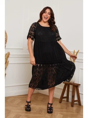 Zdjęcie produktu Plus Size Company Sukienka "Armano" w kolorze czarnym rozmiar: 40