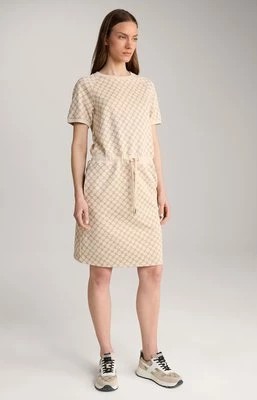 Zdjęcie produktu Sukienka bluzowa ze wzorem, w kolorze beżowym Joop