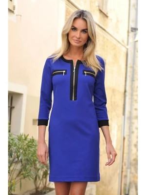 Zdjęcie produktu Bleu d'Azur Sukienka "Bradford" w kolorze niebieskim rozmiar: 50