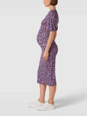 Zdjęcie produktu Sukienka ciążowa ze wzorem na całej powierzchni model ‘Wanessa’ Mamalicious