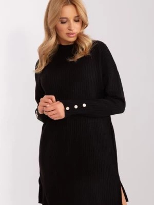 Zdjęcie produktu Sukienka dzianinowa o kroju oversize czarny