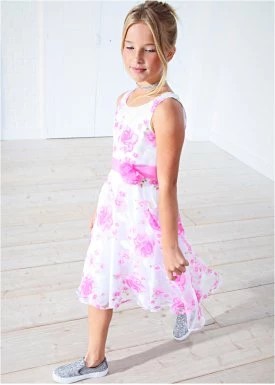 Zdjęcie produktu Sukienka dziewczęca na uroczyste okazje, z organzy bonprix