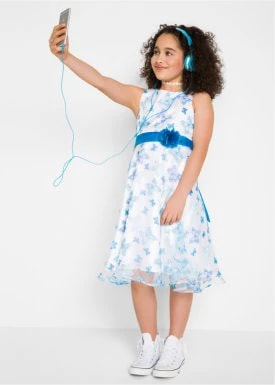 Zdjęcie produktu Sukienka dziewczęca na uroczyste okazje, z organzy bonprix