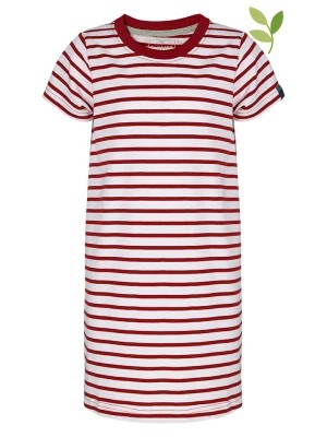 Zdjęcie produktu elkline Sukienka "Hanna" w kolorze czerwono-białym rozmiar: 92/98