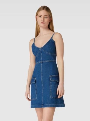 Zdjęcie produktu Sukienka jeansowa z naszywką z logo model ‘UTILITY’ Calvin Klein Jeans