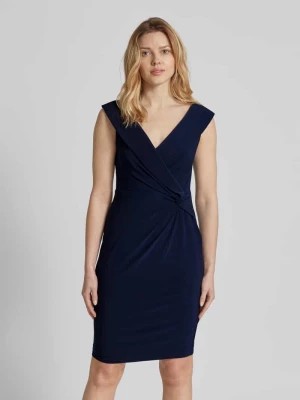 Zdjęcie produktu Sukienka koktajlowa z marszczeniami model ‘LEONIDAS’ Lauren Ralph Lauren