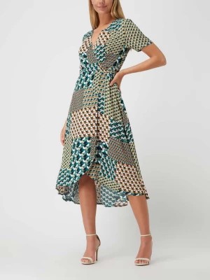Zdjęcie produktu Sukienka kopertowa z graficznym wzorem Apricot