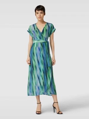 Zdjęcie produktu Sukienka kopertowa ze wzorem na całej powierzchni Armani Exchange