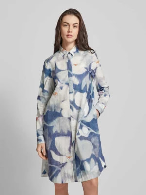 Zdjęcie produktu Sukienka koszulowa o długości do kolan z plisą model ‘Gracia’ 0039 italy