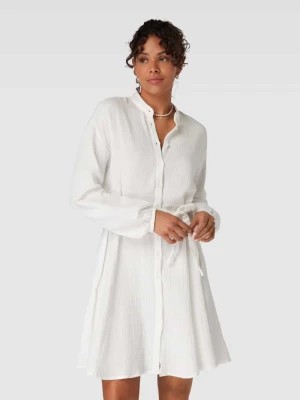 Zdjęcie produktu Sukienka koszulowa z bawełny z wiązanym paskiem model ‘THYRA’ Only