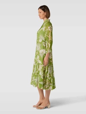 Zdjęcie produktu Sukienka koszulowa z kwiatowym wzorem na całej powierzchni Frogbox