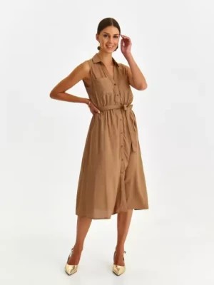 Zdjęcie produktu Sukienka koszulowa z wiązaniem w talii TOP SECRET