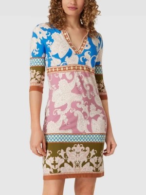 Zdjęcie produktu Sukienka koszulowa z wzorem na całej powierzchni montego