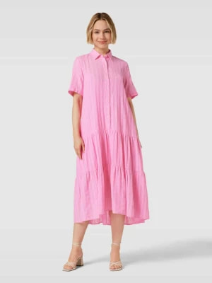 Zdjęcie produktu Sukienka koszulowa ze wzorem w paski model ‘Alena’ tonno & panna