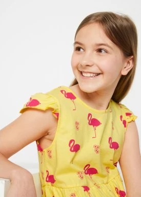 Zdjęcie produktu Sukienka letnia dziewczęca (2 szt.) z bawełny organicznej bonprix