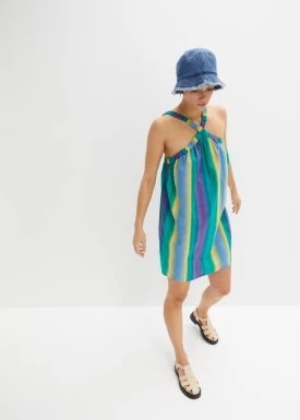 Zdjęcie produktu Sukienka lniana w cieniowanych kolorach bonprix