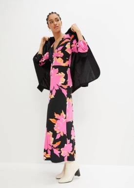 Zdjęcie produktu Sukienka maxi z kwiatowym nadrukiem bonprix