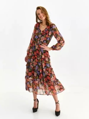 Zdjęcie produktu Sukienka midi w kwiatowy wzór TOP SECRET