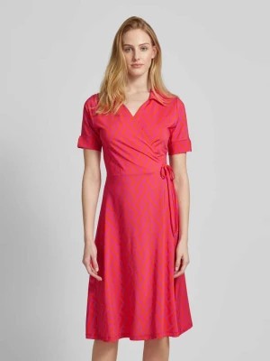Zdjęcie produktu Sukienka midi w stylu kopertowym milano italy