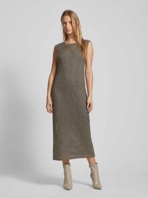 Zdjęcie produktu Sukienka midi z ażurowym wzorem model ‘OLIVIA’ Vero Moda