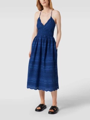 Zdjęcie produktu Sukienka midi z ażurowym wzorem Tommy Hilfiger