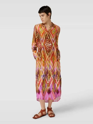 Zdjęcie produktu Sukienka midi z czystej wiskozy model ‘Cairaton’ tonno & panna