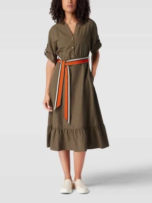 Zdjęcie produktu Sukienka midi z detalami z logo model ‘Ciinga’ CINQUE
