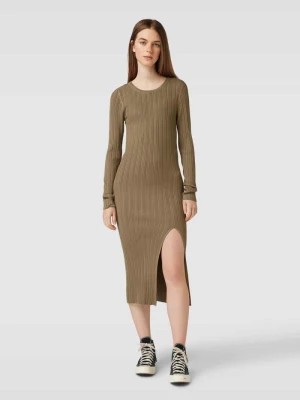 Zdjęcie produktu Sukienka midi z efektem prążkowania model ‘MEDDI’ Only