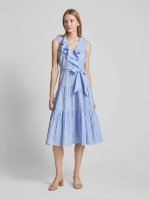 Zdjęcie produktu Sukienka midi z falbanami model ‘TABRAELIN’ Lauren Ralph Lauren
