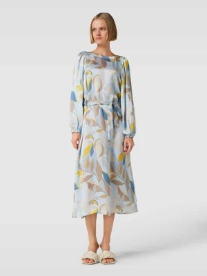 Zdjęcie produktu Sukienka midi z kwiatowym wzorem model ‘Rosaleen’ MOS MOSH