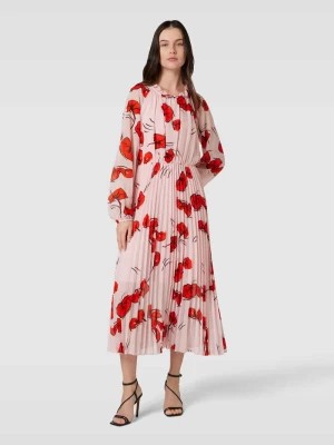 Zdjęcie produktu Sukienka midi z kwiatowym wzorem na całej powierzchni Apart