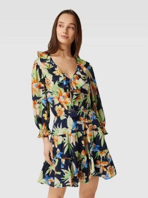 Zdjęcie produktu Sukienka midi z kwiatowym wzorem na całej powierzchni model ‘CEPORAH’ Lauren Ralph Lauren