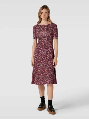 Zdjęcie produktu Sukienka midi z kwiatowym wzorem na całej powierzchni model ‘MUNZIE’ Lauren Ralph Lauren