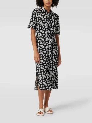 Zdjęcie produktu Sukienka midi z kwiatowym wzorem na całej powierzchni Tom Tailor Denim