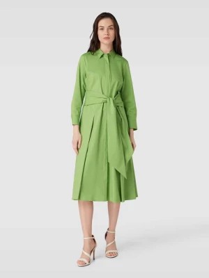 Zdjęcie produktu Sukienka midi z listwą guzikową na całej długości model ‘Debrana’ Boss