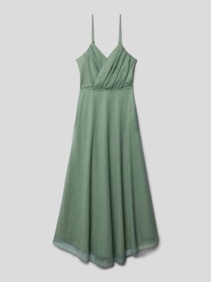 Zdjęcie produktu Sukienka midi z marszczeniami i efektem błyszczącym G.O.L.