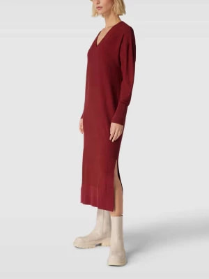 Zdjęcie produktu Sukienka midi z mieszanki wiskozy z bocznymi rozcięciami edc by esprit