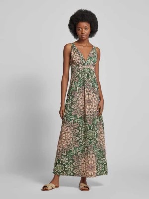Zdjęcie produktu Sukienka midi z nadrukiem na całej powierzchni Apricot
