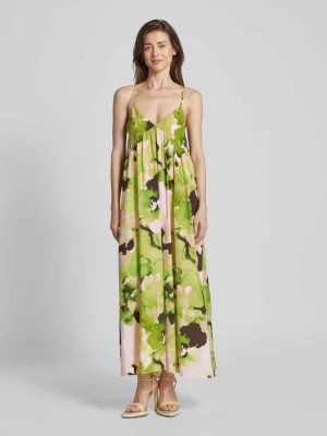 Zdjęcie produktu Sukienka midi z nadrukiem na całej powierzchni model ‘HELINDA’ Selected Femme