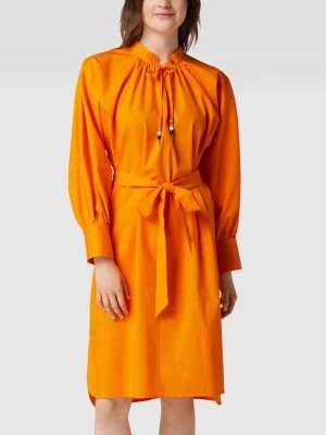 Zdjęcie produktu Sukienka midi z paskiem w talii model ‘Dapera’ Boss