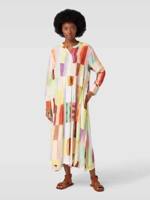 Zdjęcie produktu Sukienka midi z wiązanym paskiem model ‘DATOLITE’ Oilily