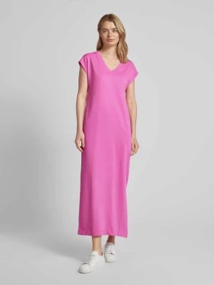 Zdjęcie produktu Sukienka midi z wiązanym paskiem model ‘ESSENTIAL’ Selected Femme