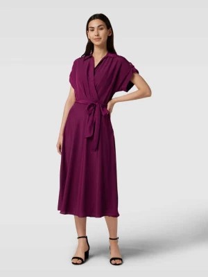 Zdjęcie produktu Sukienka midi z wiązanym paskiem model ‘FRATILLIO’ Lauren Ralph Lauren