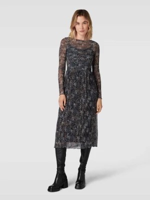 Zdjęcie produktu Sukienka midi z wiskozy ze wzorem na całej powierzchni Esprit