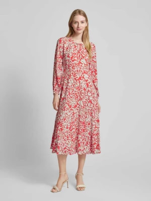 Zdjęcie produktu Sukienka midi z wycięciem w kształcie łezki comma