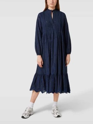 Zdjęcie produktu Sukienka midi z zaszewkami model ‘Jennifer’ tonno & panna