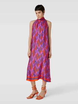 Zdjęcie produktu Sukienka midi ze stójką model ‘Selinton’ tonno & panna
