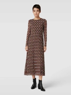 Zdjęcie produktu Sukienka midi ze wzorem na całej powierzchni Christian Berg Woman Selection
