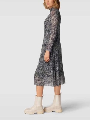 Zdjęcie produktu Sukienka midi ze wzorem na całej powierzchni comma Casual Identity
